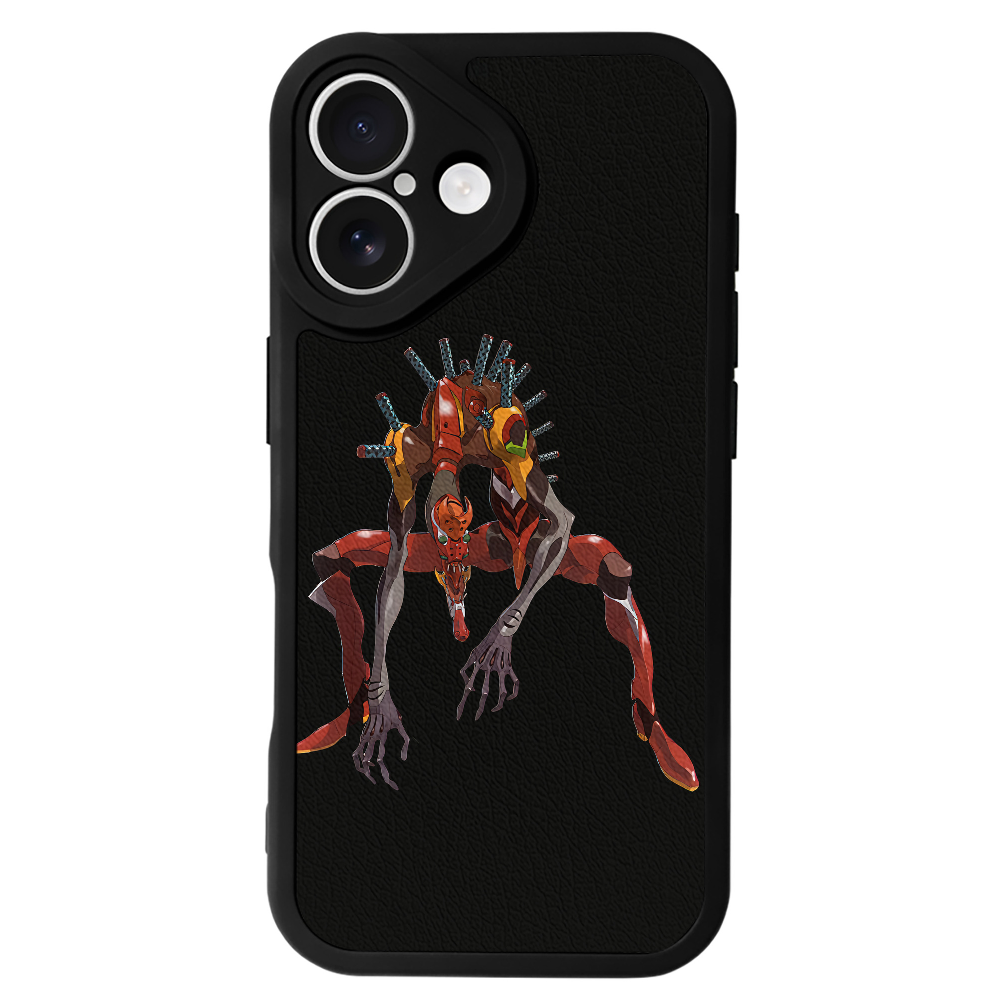 （画像用） EVA 新世紀エヴァンゲリオン 【iPhone 16シリーズ対応】シリコンスマホケース（レザー調） 材質：シリコン